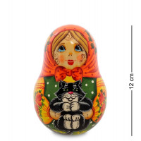 Неваляшка "Анастасия с котом" Неваляшка "Анастасия с котом"